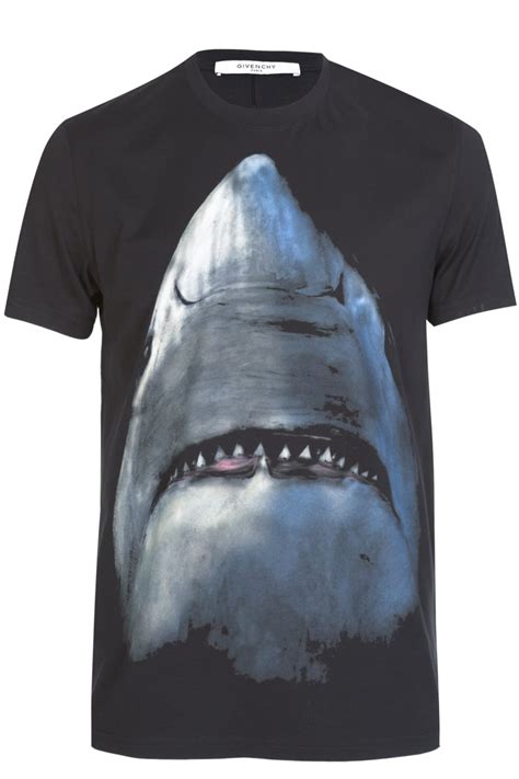 givenchy shark tooth tee|givenchy shark print shirt.